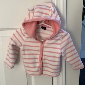 Baby Gap baby girl 6-12 month velour hoodie